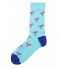 Pánské dlouhé ponožky - Plameňáci 7