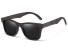 Pánske drevené slnečné okuliare E2010 čierna