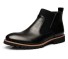 Pánske elegantné členkové topánky J2108 čierna