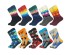 Pánske farebné ponožky - 10 párov 1