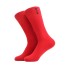 Pánske jednofarebné ponožky červená