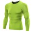 Pánské kompresní tričko F1766 neonová zelená