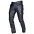 Pánské kožené kalhoty F1564 černá