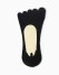 Pánské krátké prstové ponožky černá