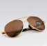 Pánske luxusné slnečné okuliare pilotky J2656 zlatá