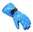 Pánske lyžiarske rukavice so vzorom J1484 modrá