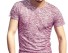 Pánske moderné tričko J2942 ružová