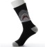 Pánske ponožky so žralokom čierna