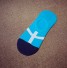 Pánske ponožky - Vlajky sveta svetlo modrá
