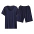 Pánské pyžamo T2403 tmavě modrá
