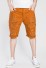 Pánske roztrhané džínsové kraťasy oranžová
