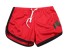 Pánske športové šortky J968 červená