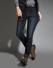 Pánske štýlové džínsy J1520 čierna