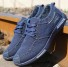 Pánske štýlové topánky J1518 modrá