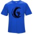 Pánské stylové tričko s měsícem J3242 modrá