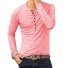 Pánské tričko s dlouhým rukávem T2158 růžová