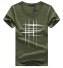 Pánské tričko se zajímavým vzorem J2945 armádní zelená