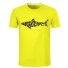 Pánske tričko so žralokom T2377 žltá