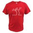 Pánské tričko T2031 červená