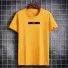 Pánské tričko T2085 tmavě žlutá