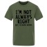 Pánské tričko T2178 armádní zelená