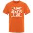 Pánské tričko T2178 oranžová