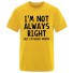 Pánské tričko T2178 žlutá