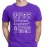 Pánské tričko T2306 fialová