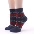 Pánske vianočné ponožky sa soby tmavo modrá
