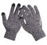 Pánské vlněné rukavice J2683 světle šedá