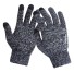 Pánské vlněné rukavice J2683 tmavě šedá