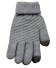 Pánske zimné dotykové rukavice J2686 sivá