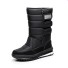 Pánske zimné nepremokavé topánky J2212 čierna