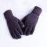 Pánske zimné pletené rukavice sivá