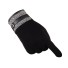 Pánske zimné rukavice bavlnené čierna