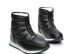 Pánske zimné topánky s kožúškom J1539 čierna