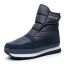 Pánske zimné vysoké topánky na suchý zips J1548 modrá