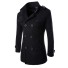 Pánsky elegantný kabát J1553 čierna