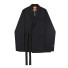 Pánsky kabát A2649 čierna