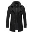 Pánský kabát F1105 černá