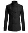 Pánský kabát F1289 černá