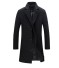 Pánský kabát J3168 černá
