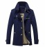 Pánský kabát J978 modrá