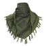 Pánský kostkovaný šátek armádní zelená