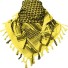 Pánský kostkovaný šátek žlutá