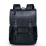 Pánský kožený batoh E1157 černá
