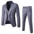 Pánsky luxusný oblek sivá