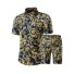 Pánský módní set - Košile a kraťasy J3370 2