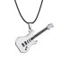 Pánsky náhrdelník s gitarou biela