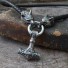 Pánský náhrdelník s přívěskem kladivo stříbrná